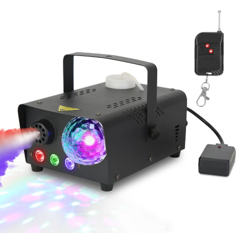 LED Fog Machine with Disco Ball