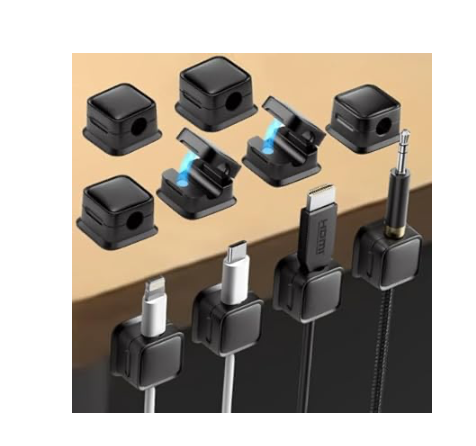 10-Pack Magnetic Cable Management Clips