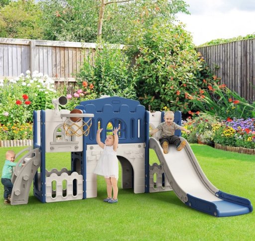 WFUN 9 in 1 Toddler Slide PlaySet