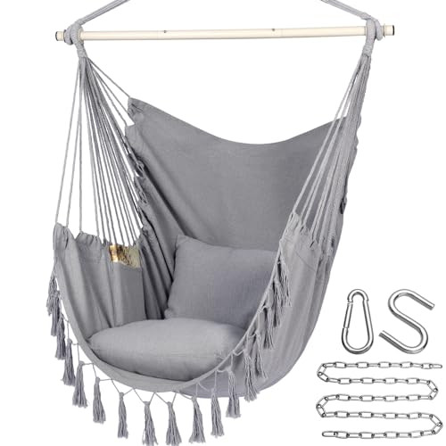 Y- STOP Hammock Chair Hanging Rope Swing