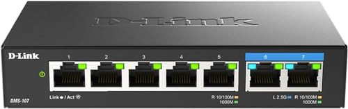 D-Link 7-Port Unmanaged Gaming Switch