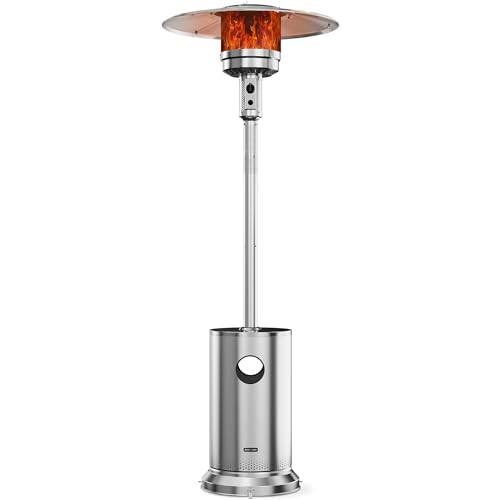 EAST OAK 48,000 BTU Patio Heater with Round Table Design
