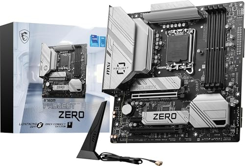 MSI B760M Project Zero Gaming Motherboard