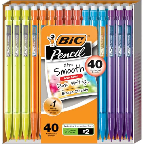 BIC Xtra Smooth Bright Edition Mechanical Classic #2 Pencils