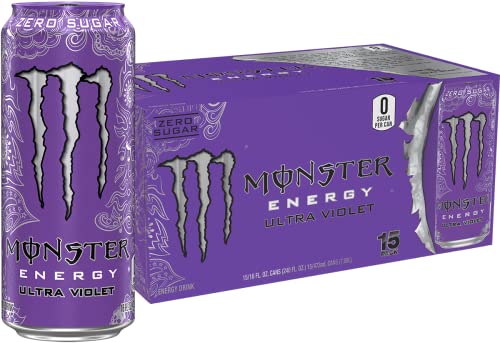 15-Pack 16-Oz Monster Energy Ultra Sugar Free Energy Drink (Violet) Deal