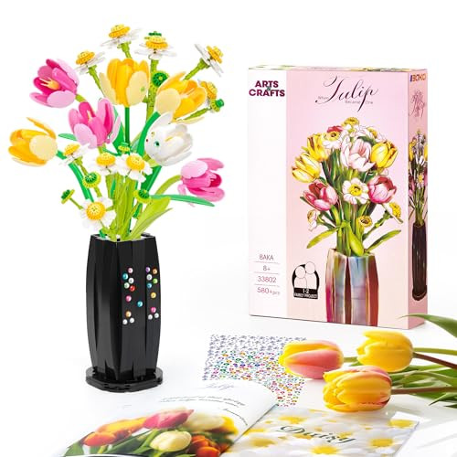 Tulips Flowers Building Set