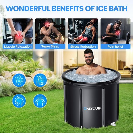 ONLYCARE 85 Gallon Ice Bath Tub for Athletes