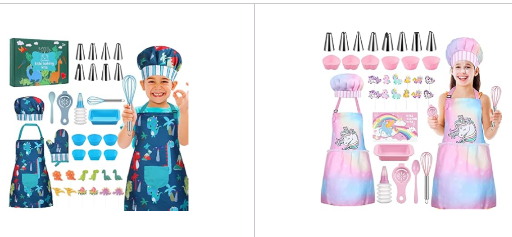 34-Piece Children's Cooking and Baking Set