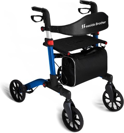Aluminum Heavy-Duty Rollator Walker
