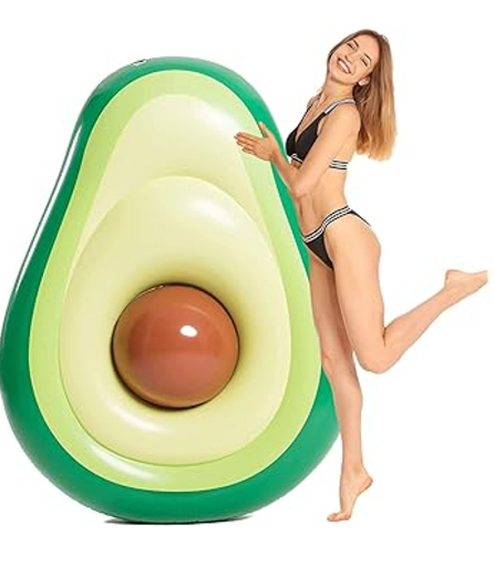 Inflatable Avocado Pool Float