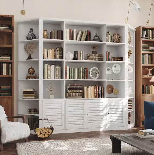 Fufu&Gaga 78.7 in. Tall Bookcase
