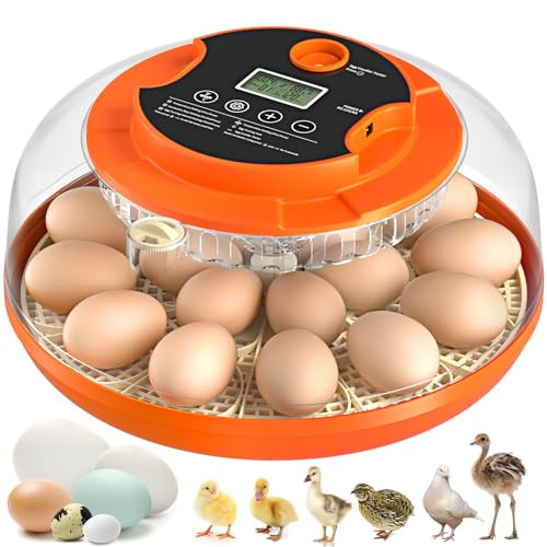 Automatic 18 Egg Incubator W/Automatic Turning