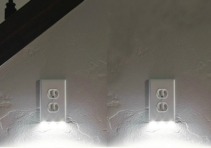 BH Outlet Covers with Built-In LED Night Light, 5 Pack