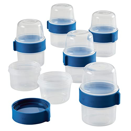 LOCK & LOCK 12 PC Easy Essentials Twist Two Way Container Food Storage Bin