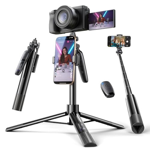 LISEN 67″ Selfie Stick Tripod for iPhone Content Creation