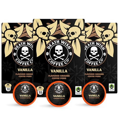 Death Wish Coffee Vanilla Single Serve Pods