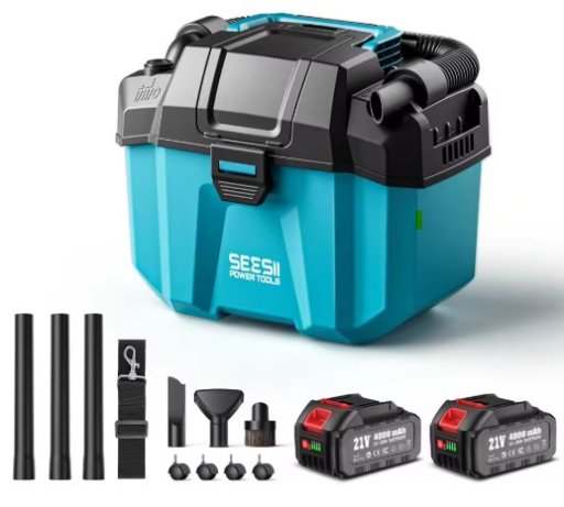 Seesii Cordless Wet And Dry Vacuum Cleaner