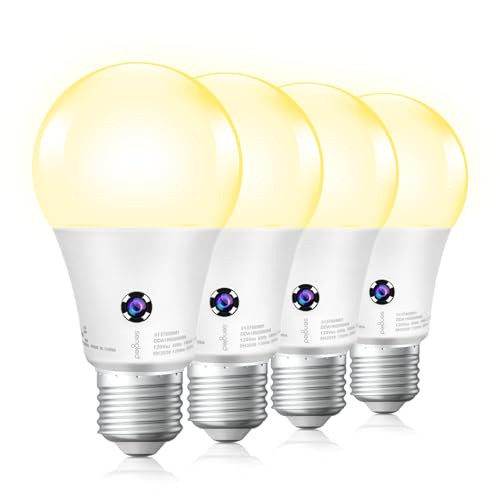 Sengled Dusk to Dawn Light Bulbs Outdoor, 3000K Soft White, 4 Pack