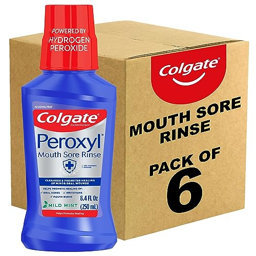 Colgate Peroxyl Antiseptic Mouth Sore Rinse, 8.45 Ounce (6-Pack) Deal