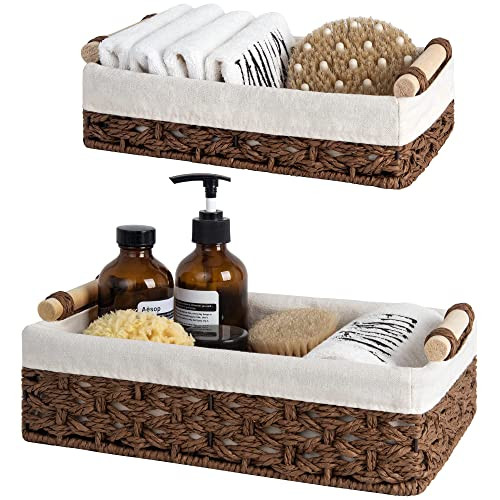 StorageWorks Wicker Organizing Baskets (2-Pack)