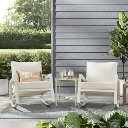 Mainstays Westmont 3-Piece Outdoor Rocker Set