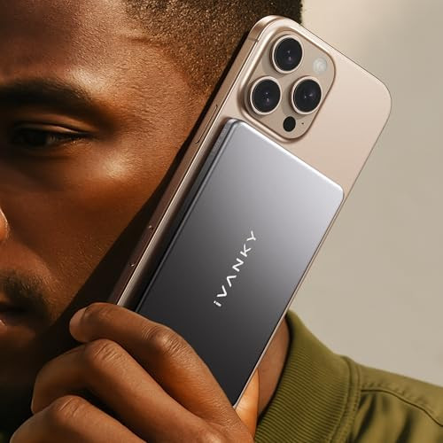 iVANKY 0.3" Ultra Slim 5000mAh MagSafe Portable Power Bank