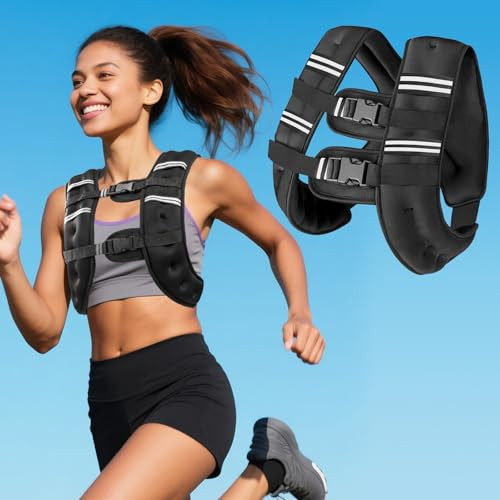 Weighted Vest with Two Adjustment Straps, 12 lbs.