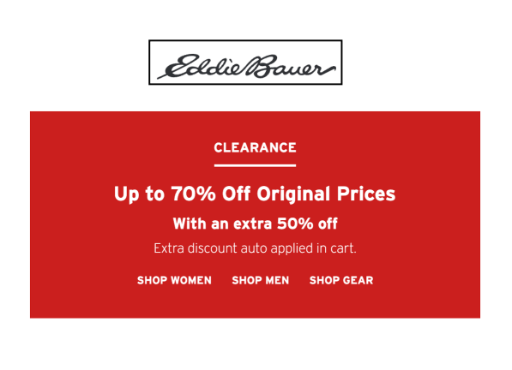 Eddie Bauer Clearance | Up to 70% Off