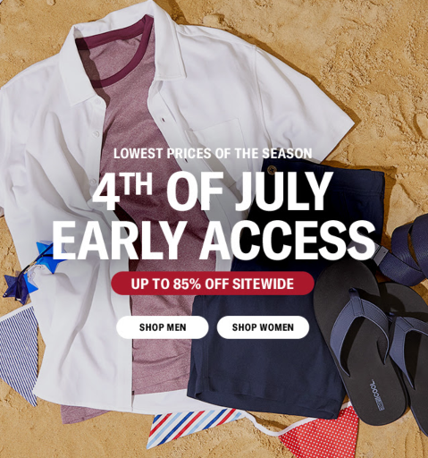 32 Degrees 4th of July Early Access Sale
