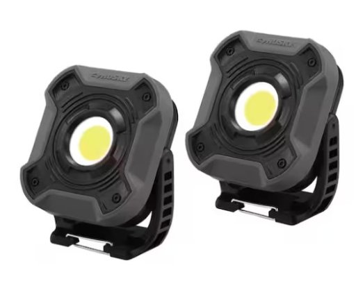 Husky 800-Lumen LED Utility Lights (2-Pack)
