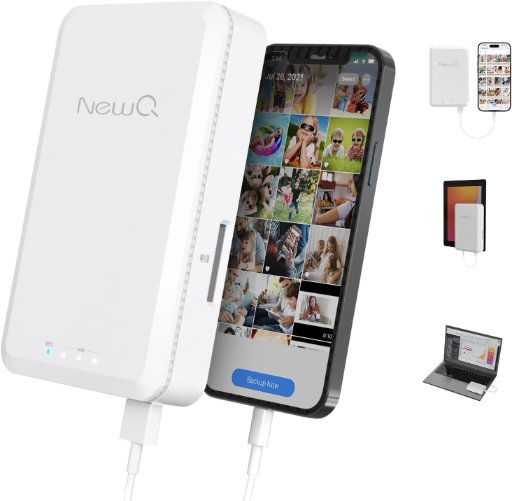 NEWQ 1TB External Hard Drive for Apple Devices
