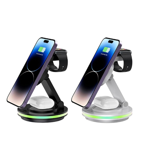 3-in-1 Rotatable Wireless Charging Station