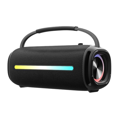 Portable Bluetooth Speaker with Colorful Lights