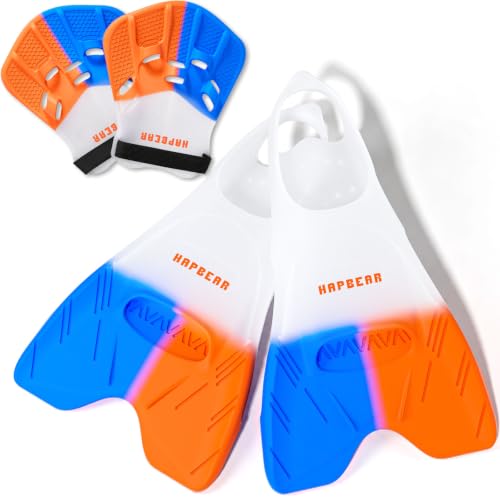 HAPBEAR Swim Fins with Hand Paddles