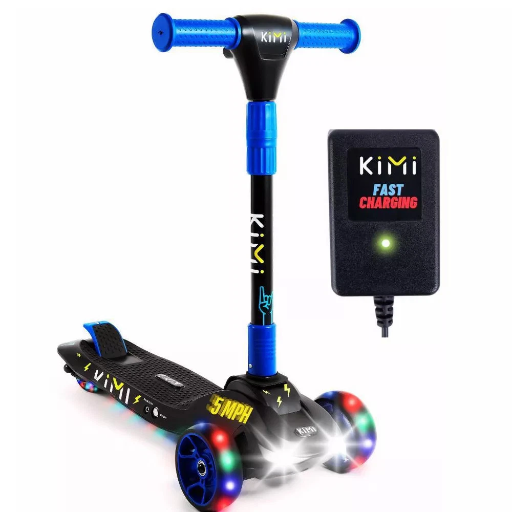 KIMI Kid's Light-Up Electric Scooter