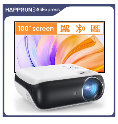 HAPPRUN Portable Bluetooth Projector