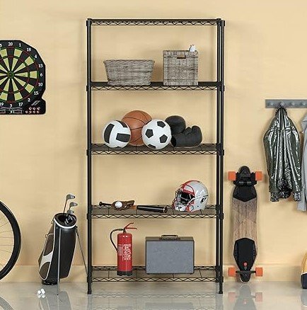 WORKPRO 5-Tier Metal Shelving Wire Rack