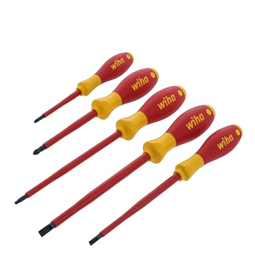 Wiha 5 Piece Insulated SoftFinish Screwdriver Set