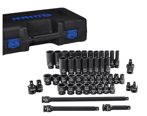 QUINN 3/8 in. Drive SAE and Metric Master Impact Socket Set