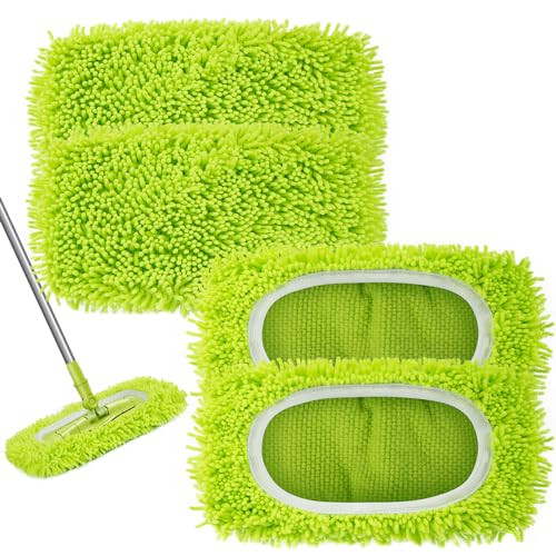 Reusable Dry Sweeping Cloths Microfiber Wet Mop Pads