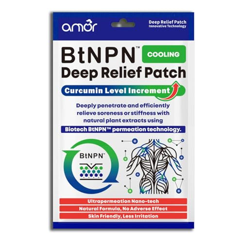 Amor Turmeric & Curcumin Topical Patch, 6 Count