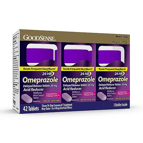 GoodSense Omeprazole Delayed Release Tablets 3-Pack