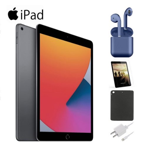 Apple 10.2-Inch Retina iPad (7th Gen, Wi-Fi) 128GB Bundle