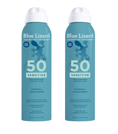 Blue Lizard Mineral Sunscreen Sensitive SPF 50+ Spray