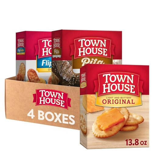 Town House Crackers Variety Pack, 4 Boxes