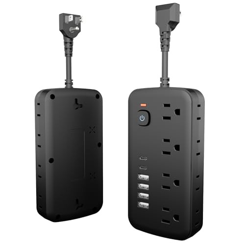 Compact Surge Protector Power Strip