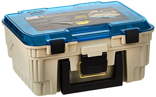 Plano 1349-00 Two Level Magnum 3449 Tackle Box (Sandstone/Blue)