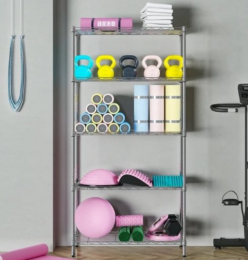 Ktaxon 5-Tier Wire Shelving Unit