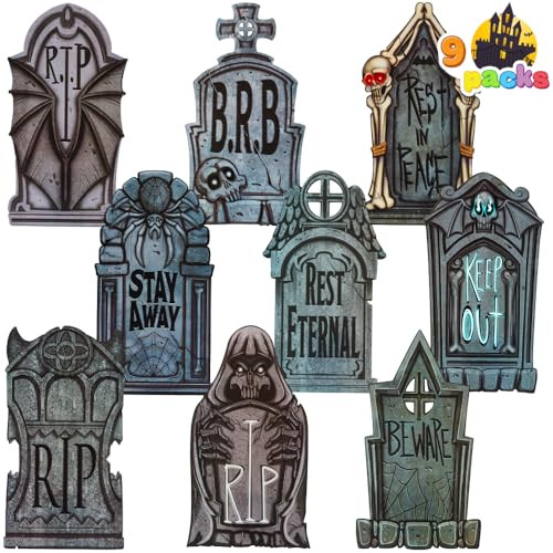 JOYIN Halloween Tombstones Set