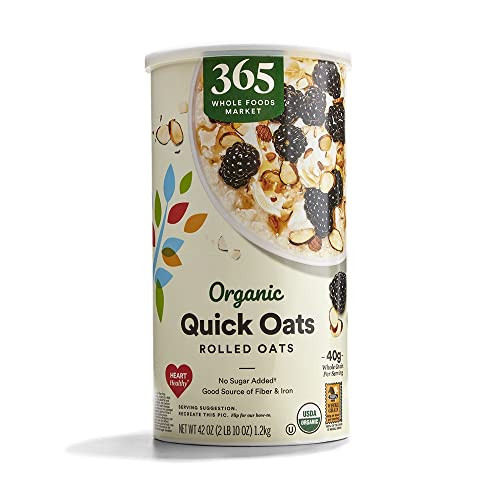 42-Oz 365 by Whole Foods Market Organic Quick Oats